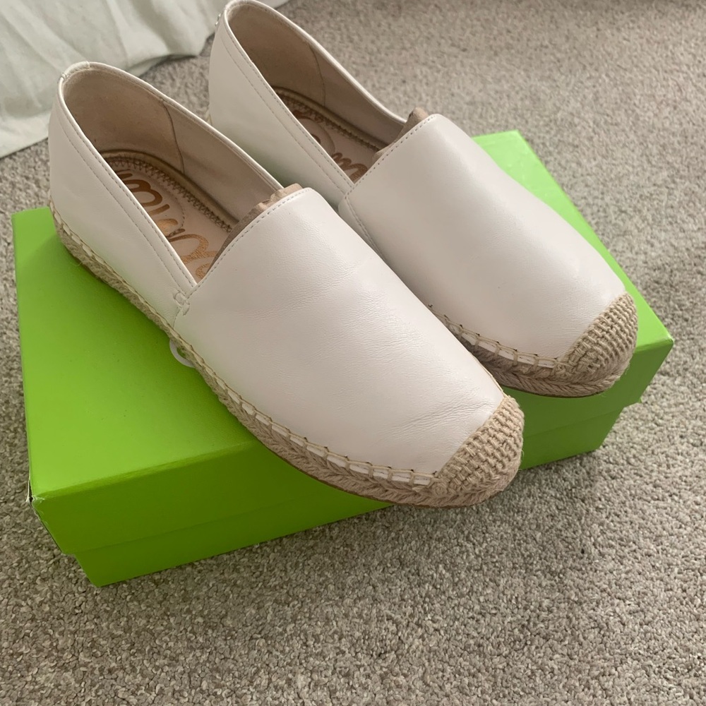 Sam Edelman White Espadrilles
